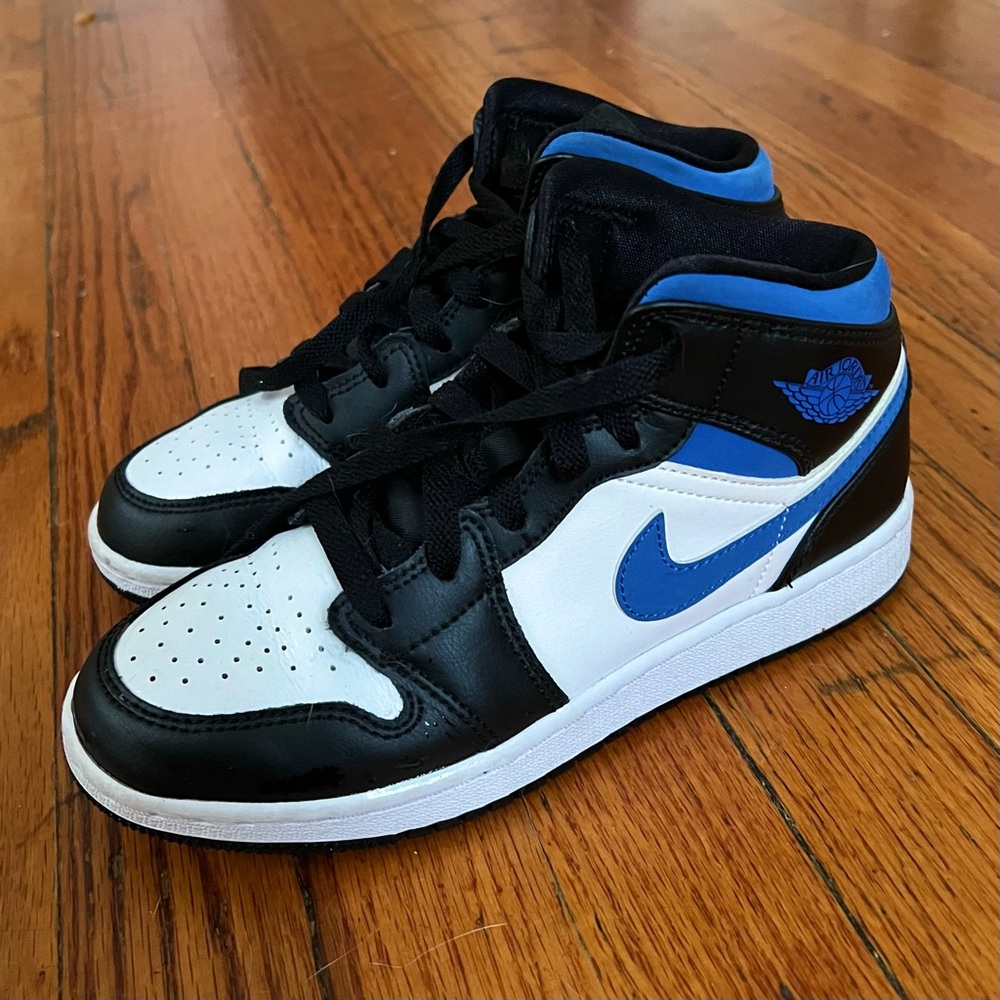 2021 Air Jordan 1 Mid 'Racer Blue' 4YR